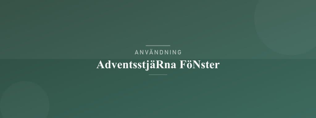Användning adventsstjärna fönster