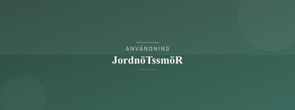 Användning jordnötssmör