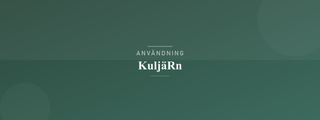 Användning kuljärn