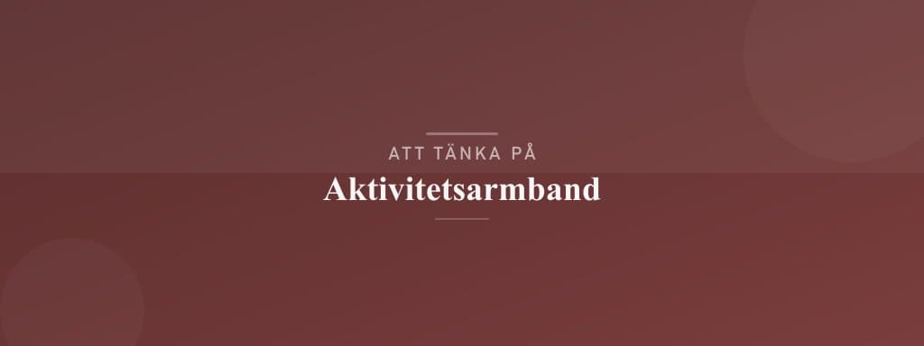 Vanliga misstag med aktivitetsarmband