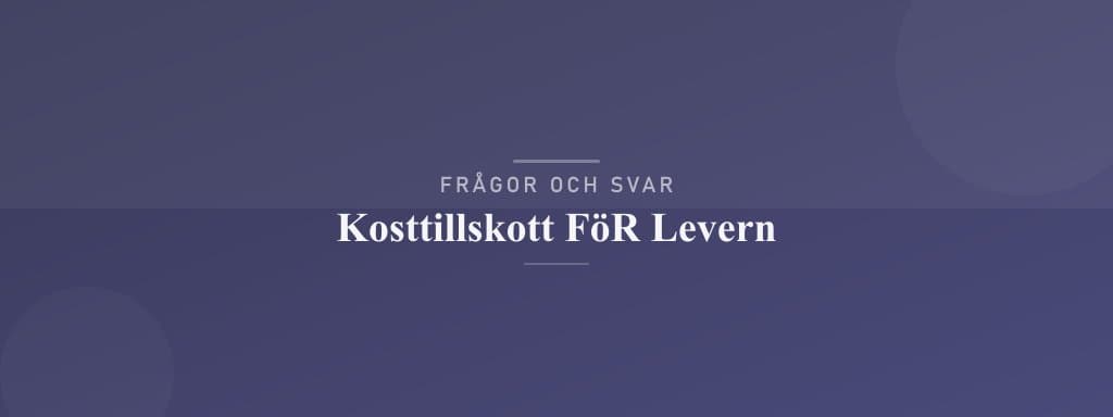 Vanliga frågor om kosttillskott för levern