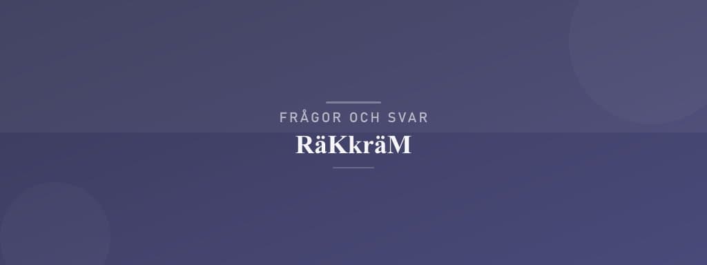 Vanliga frågor om rakkräm