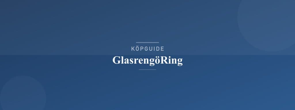 Välj rätt glasrengöring