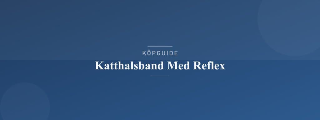 Välj rätt katthalsband med reflex