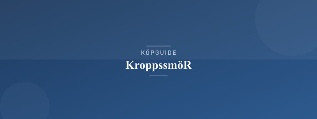 Välj rätt kroppssmör
