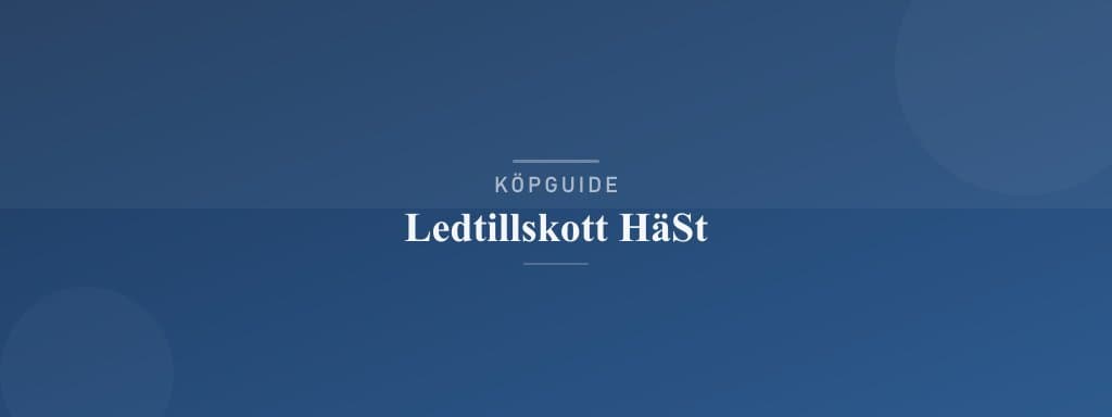 Välj rätt ledtillskott häst