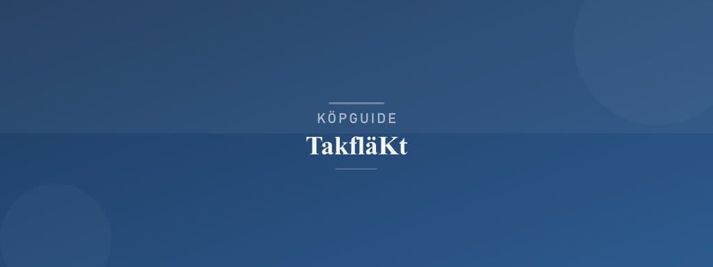 Välj rätt takfläkt