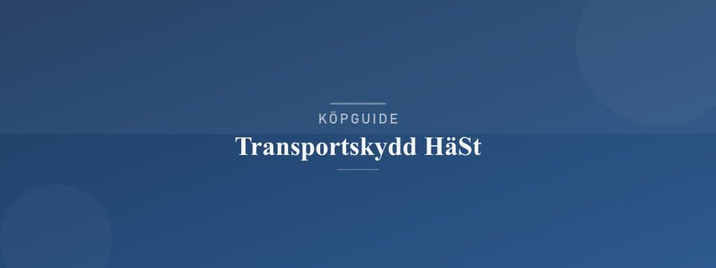 Välj rätt transportskydd häst