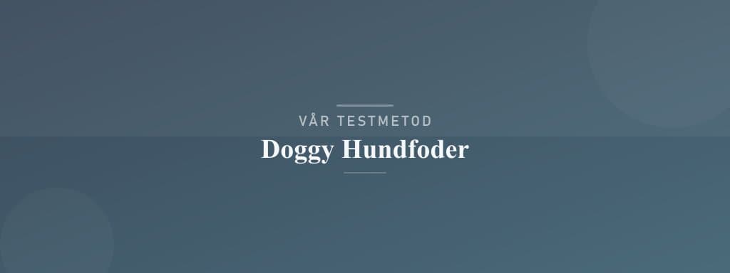 Så testar vi doggy hundfoder