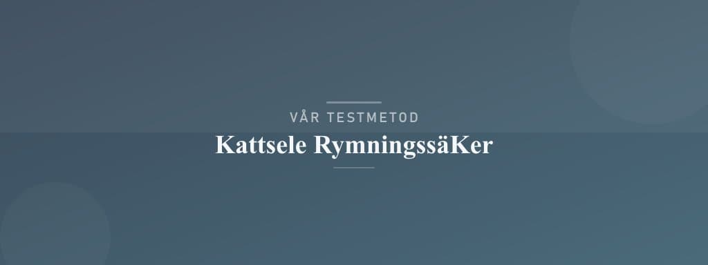 Så testar vi kattsele rymningssäker