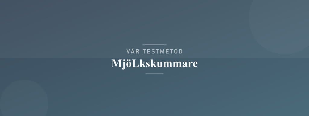 Så testar vi mjölkskummare