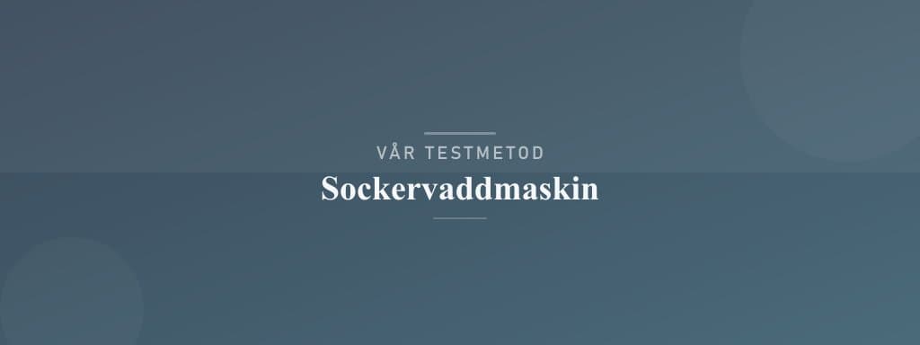 Så testar vi sockervaddmaskin