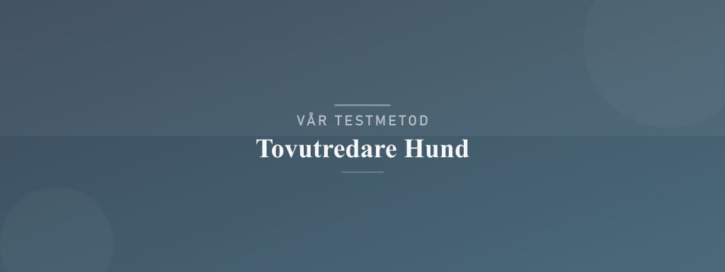 Så testar vi tovutredare hund