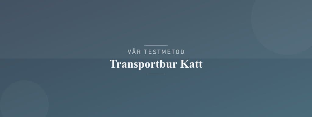 Så testar vi transportbur katt