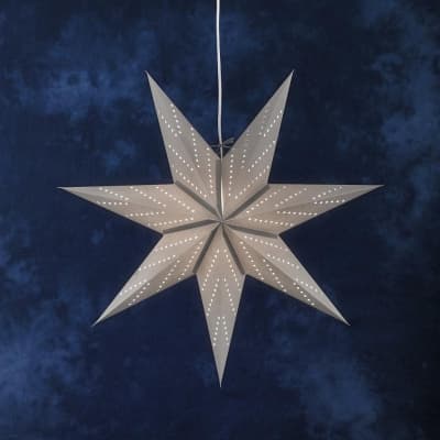 Konstsmide Pappersstjärna Silver – Budgetfavorit – adventsstjärna fönster bäst i test 2026