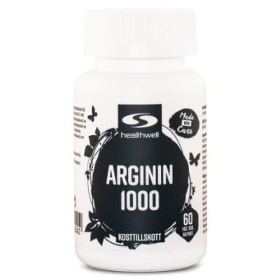 Healthwell Arginin 1000 – Toppval premium – arginin kapslar bäst i test 2026