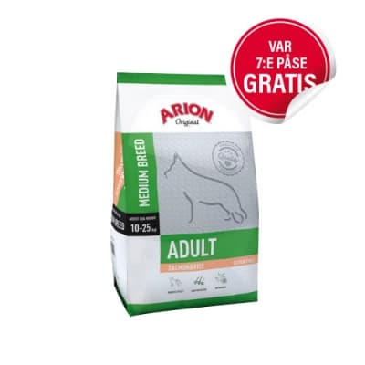 Arion Adult Medium Breed Lax & Ris Hundfoder – Bäst för päls – arion hundfoder bäst i test 2026