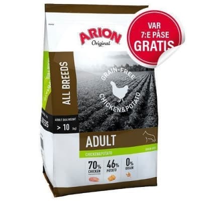 Arion Grain Free Chicken & Potato – Toppexklusiv – arion hundfoder bäst i test 2026