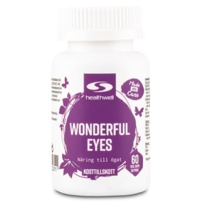 Healthwell Wonderful Eyes – Optimal näringsblandning – blåbärsextrakt tabletter bäst i test 2026