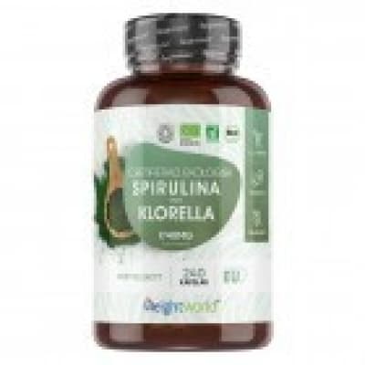 Weight World Ekologisk Spirulina & Chlorella – Bästa algmix – chlorellakapslar bäst i test 2026