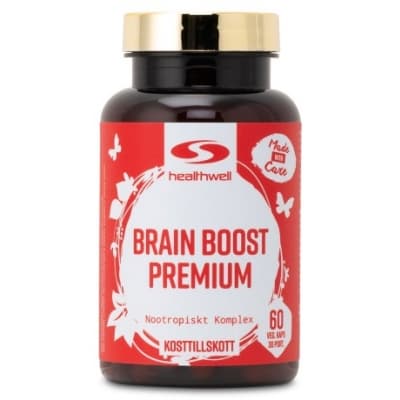 Healthwell Brain Boost Premium – Optimal mix – citikolin-kosttillskott bäst i test 2026