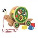 Hape Snigelns Klosslåda Och Dragleksak