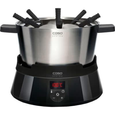 Caso Fondue Induktion Svart Stål Med 8 Gafflar – Toppklassval – elektrisk fonduegryta bäst i test 2026