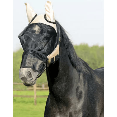 Qhp - Flughuva Avtagbar Nosdel - Beige – Smidig nosdel – flughuva häst bäst i test 2026