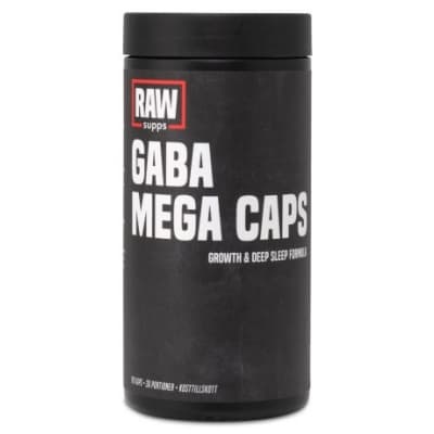 Raw Gaba Mega Caps – Starkaste dosen – gaba tillskott bäst i test 2026