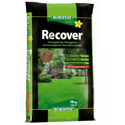 Hornum Gräsgödsel Recover Npk 6-1-17 10 Kg – Toppval bakterier – gräsgödsel bäst i test 2026