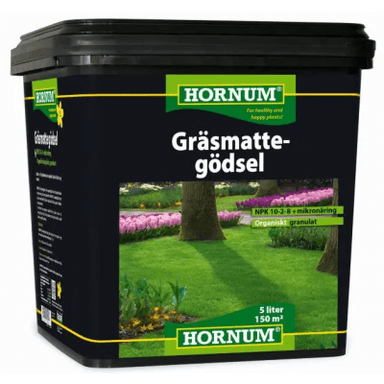 Hornum Organisk Gräsmattegödsel 5l
