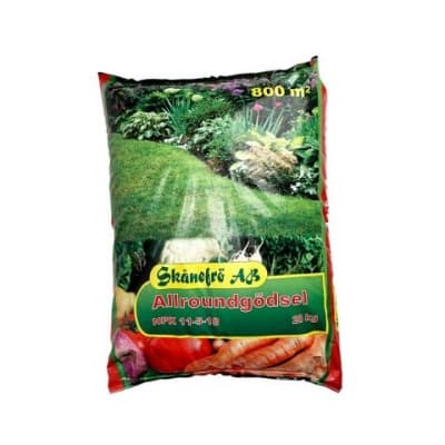 Skånefrö Allroundgödsel – Biokolfavorit – gräsmattegödsel bäst i test 2026