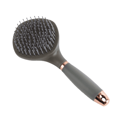 Manborste Med Gelhandtag - Kalamata/ Roséguld – Mest greppvänlig – hästborste bäst i test 2026