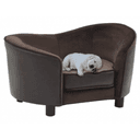 Vidaxl Hundsoffa Brun Konstläder