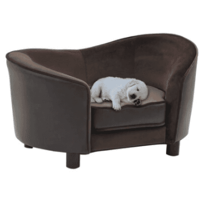 Vidaxl Hundsoffa Brun Konstläder – Enklast rengöring – hundsoffa bäst i test 2026