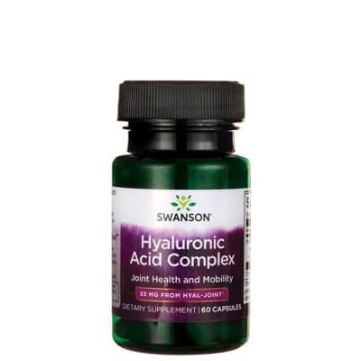 Swanson Hyaluronsyra Complex 33 Mg 60 Kapslar – Enkel favorit – hyaluronsyra kosttillskott bäst i test 2026