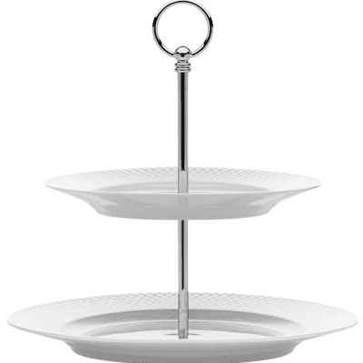 Lyngby Porcelæn Rhombe Kakfat – Topprankat våningsfat – kakfat bäst i test 2026