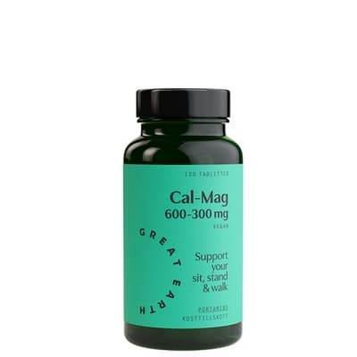 Great Earth Cal/mag 600/300 Mg 120 Tabletter – Budgettips – kalcium magnesium tabletter bäst i test 2026