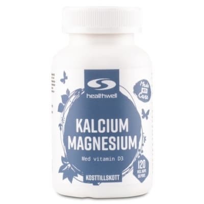 Healthwell Kalcium/magnesium – Bäst i test – kalcium magnesium tabletter bäst i test 2026
