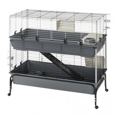 Ferplast Rabbit 120 Double 118x58x117 Cm – Bäst i test – kaninbur inne bäst i test 2026