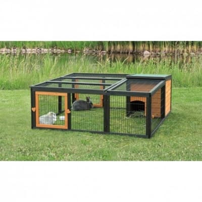 Trixie Natura Utomhushage Trä Svart – Lyxigaste valet – kaninhage bäst i test 2026