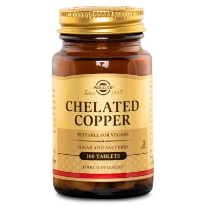 Solgar Kelaterad Koppar – Budgetfavorit – koppartabletter bäst i test 2026