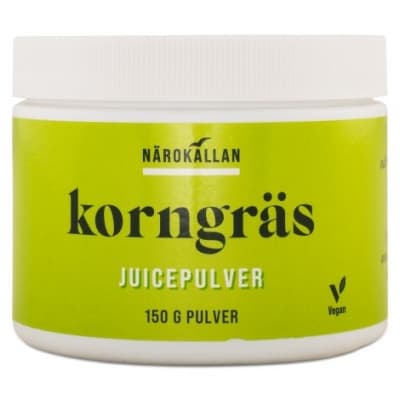 Närokällan Korngräs Juicepulver – Toppklassval – korngräs bäst i test 2026