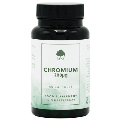 G&g Vitamins Krom 200 µg – Tryggt basval – kromtabletter bäst i test 2026