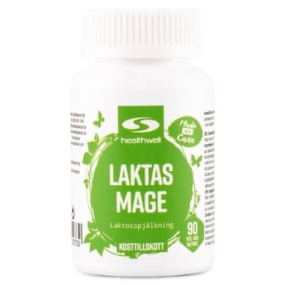 Healthwell Laktas Mage – Bäst i test – laktostabletter bäst i test 2026