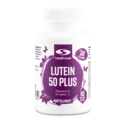 Healthwell Lutein 50 Plus – Bäst i test – lutein bäst i test 2026