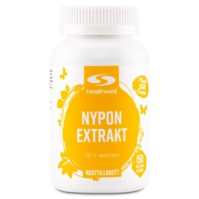 Healthwell Nypon Extrakt – Bäst i test – nyponkapslar bäst i test 2026