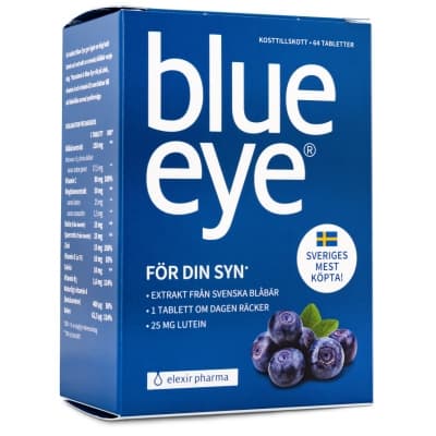 Elexir Pharma Blue Eye – Finaste premium – ögonvitamin bäst i test 2026