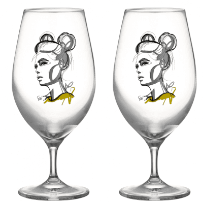 Sara Woodrow För Kosta Boda All About You ölglas – Finaste hantverk – ölglas på fot bäst i test 2026