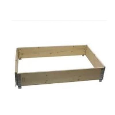 Odlingslåda Natur 80x120 Cm – Perfekt storlek – pallkragar bäst i test 2026